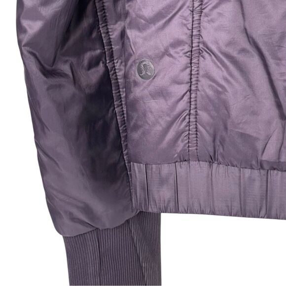 Lululemon women’s size 6 small boysenberry purple Scuba Glyde Hoodie jacket - Picture 5 of 12
